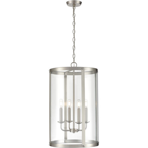 Aydenn 4 Light 13.75 inch Brushed Nickel Indoor Pendant Ceiling Light